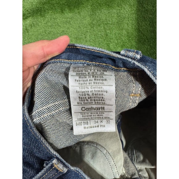 Carhartt B480 Relaxed Fit Jeans 34x32 – Mid 2000s Workwear Denim - Picture 5 of 5